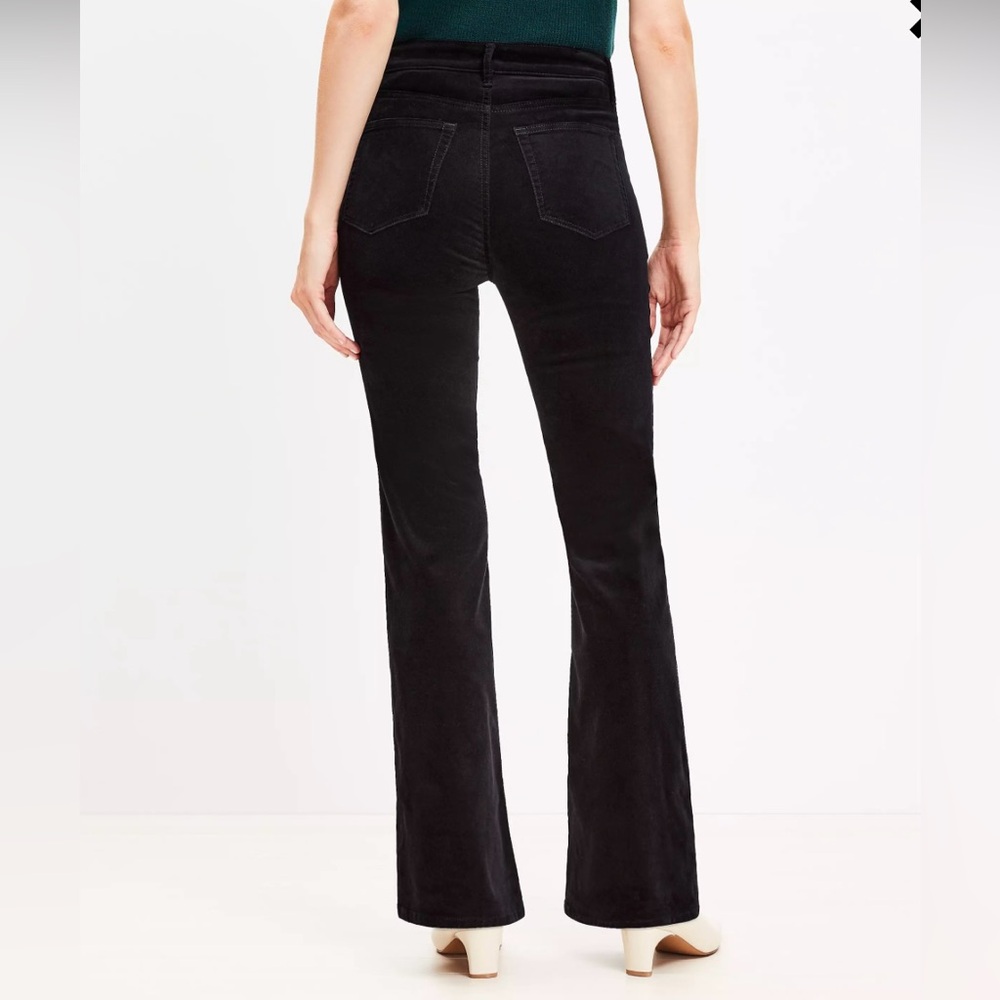 Loft Five Pocket Slim Flare Pants in Velvet 29 - Picture 3 of 13